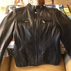 Jones New York Real Leather Jacket